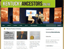Tablet Screenshot of kentuckyancestors.org